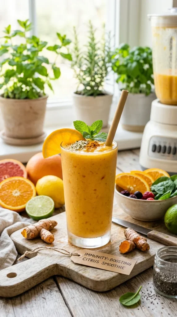 Immunity-Boosting Citrus Smoothie
