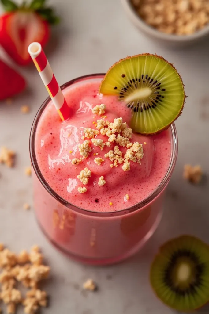 Kiwi Strawberry Splash Smoothie