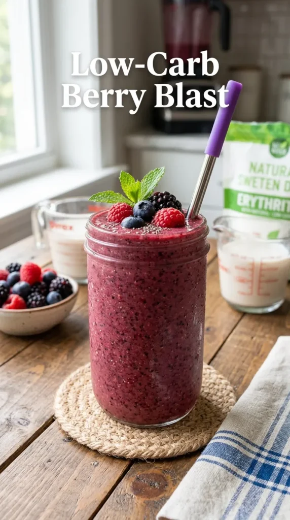 Low-Carb Berry Blast