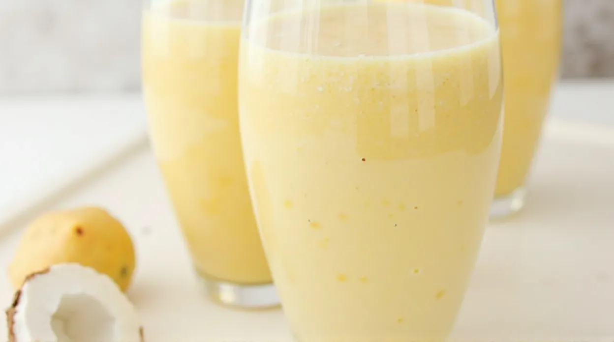 Mango Banana Coconut Milk Smoothie