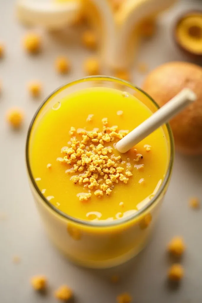 Mango Coconut Milk Chia Smoothie