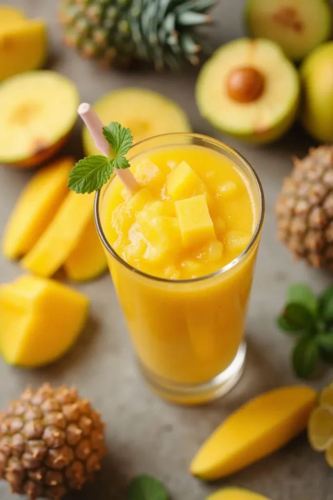 Mango Pineapple Tropical Smoothie