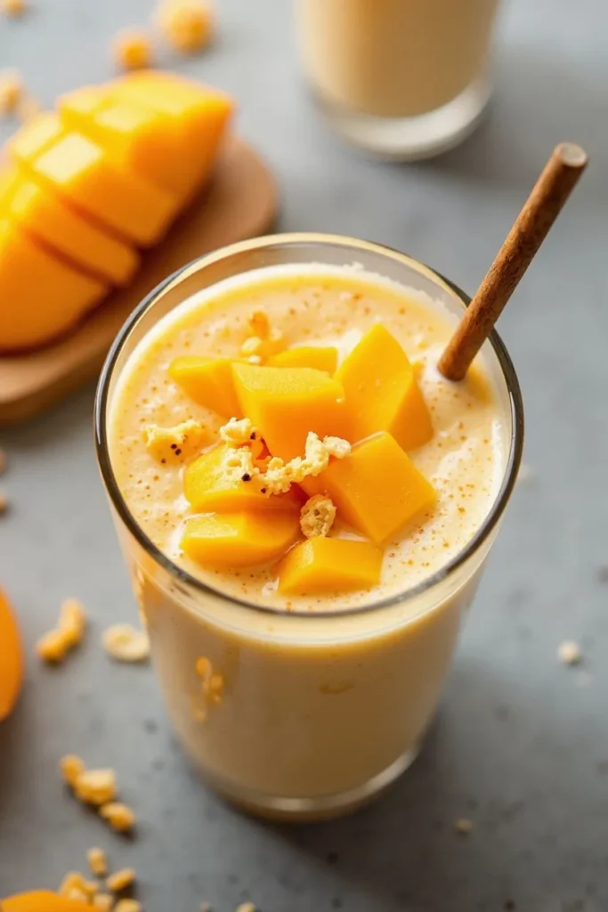 Mango Yogurt Breakfast Smoothie