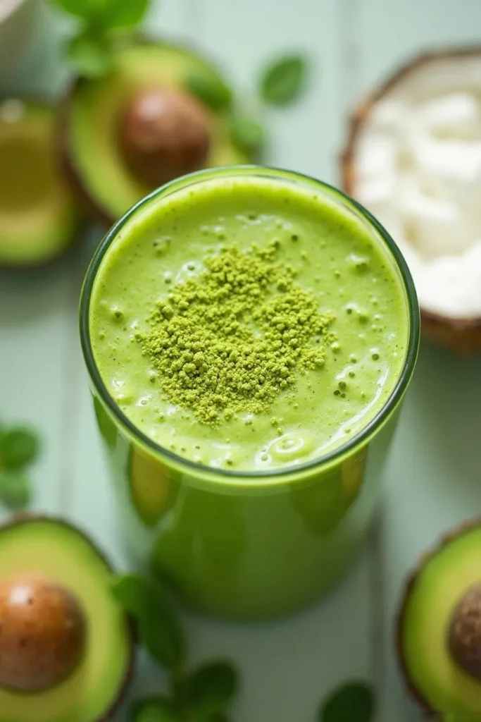 Matcha Coconut Green Smoothie