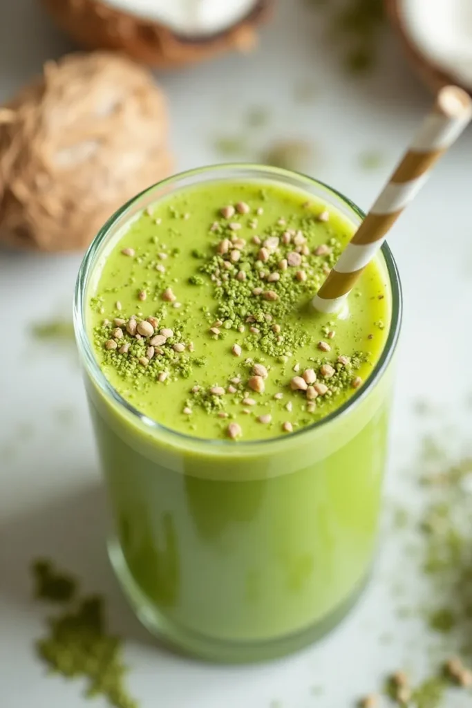 Matcha Coconut Keto Smoothie