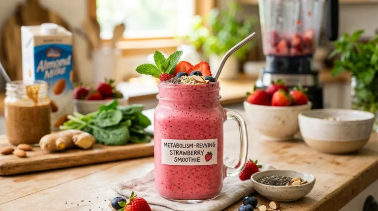 Metabolism-Revving Strawberry Smoothie
