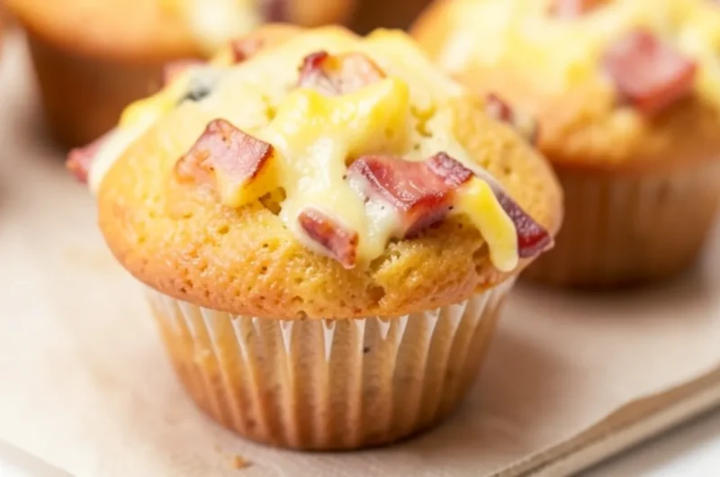 Mini Ham and Cheese Muffins