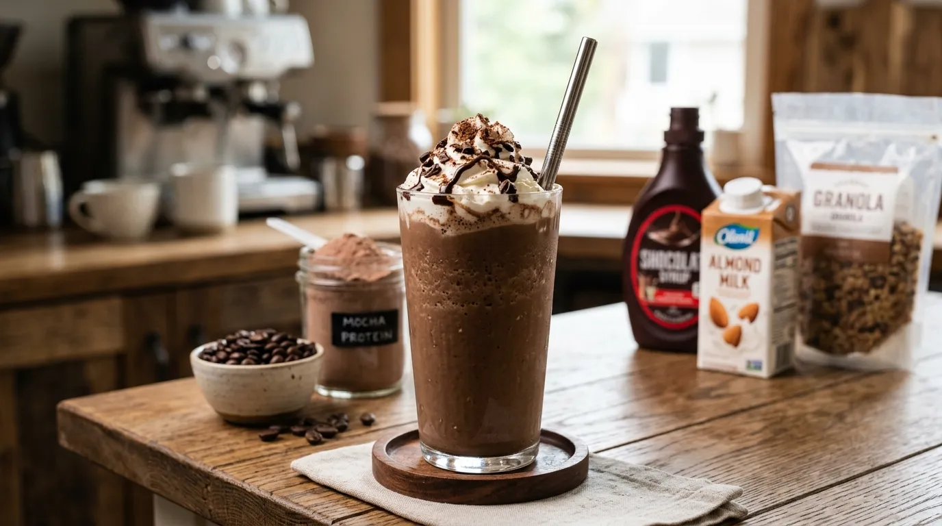 Mocha Coffee Protein Smoothie