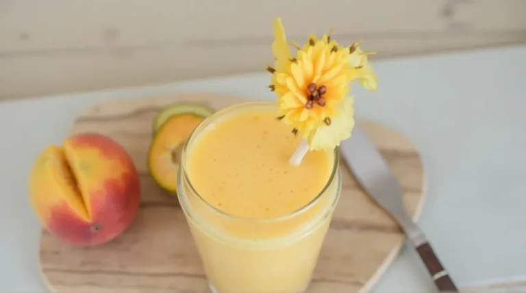 Peach Mango Sunshine Smoothie
