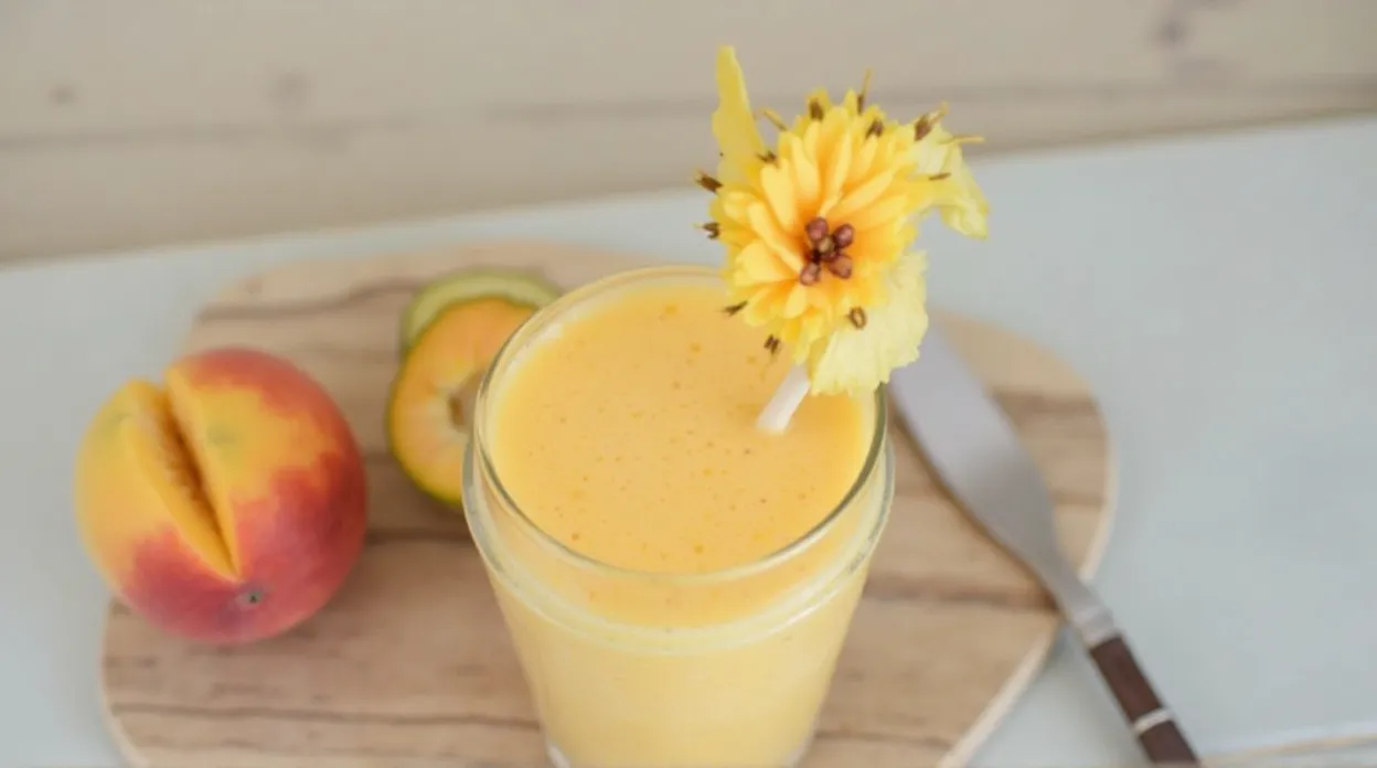 Peach Mango Sunshine Smoothie