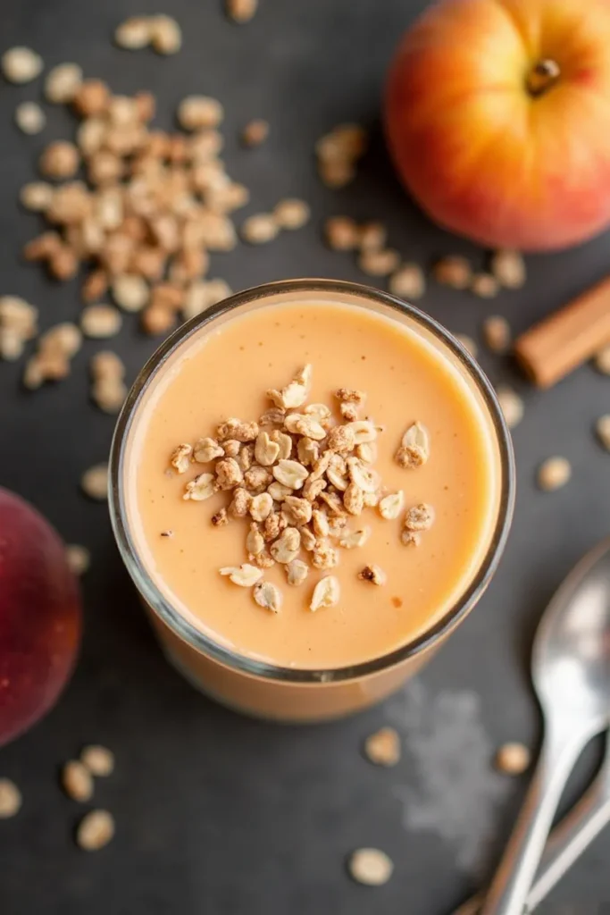 Peach Oat Breakfast Smoothie
