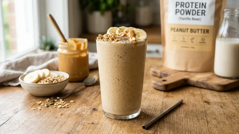 Peanut Butter Banana Protein Smoothie