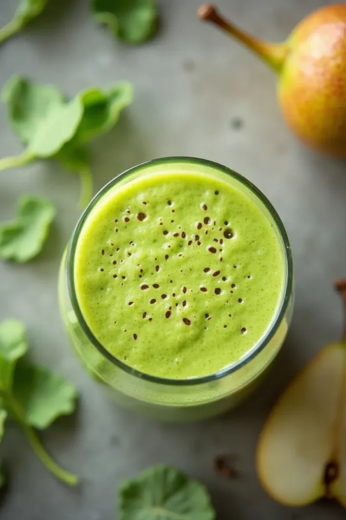 Pear Spinach Vanilla Protein Smoothie