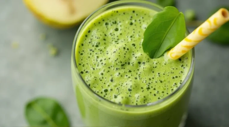 Pear Spinach Vanilla Protein Smoothie