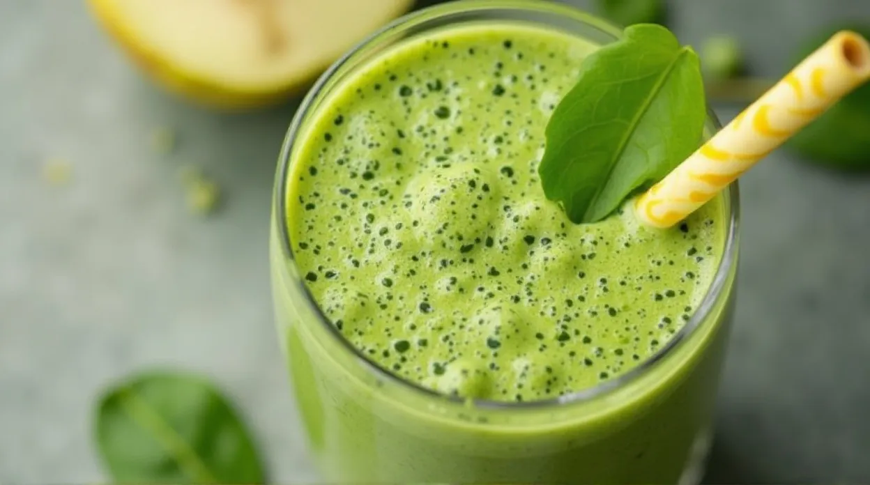 Pear Spinach Vanilla Protein Smoothie