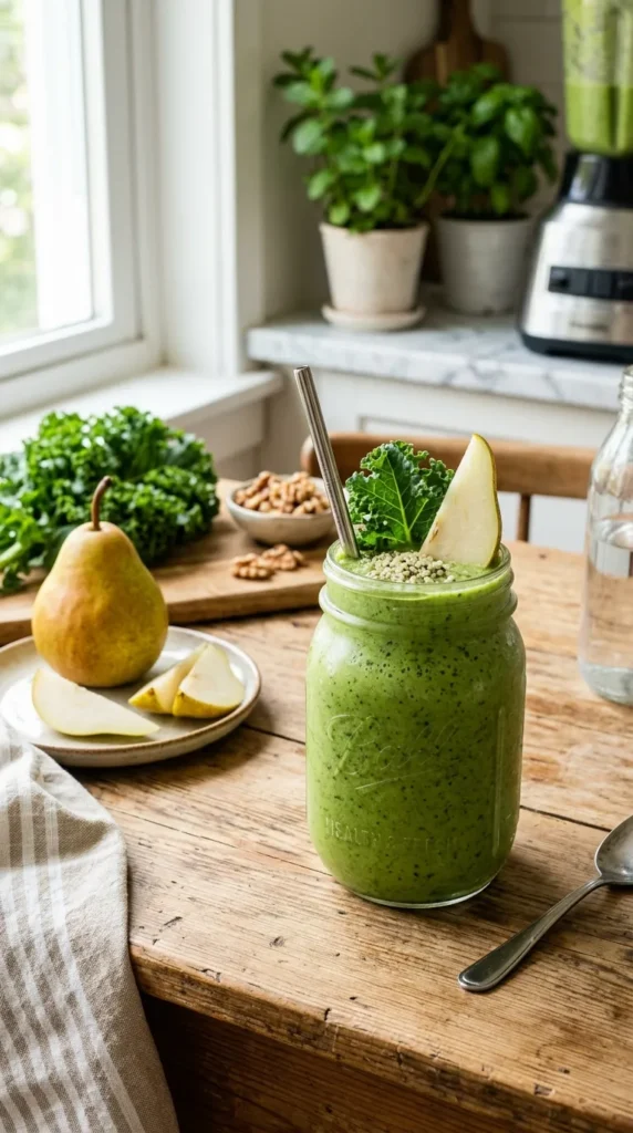 Pear and Kale Smoothie
