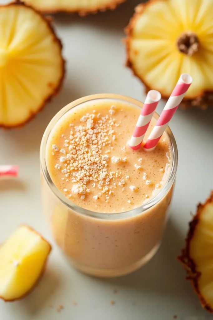Pineapple Coconut Morning Smoothie