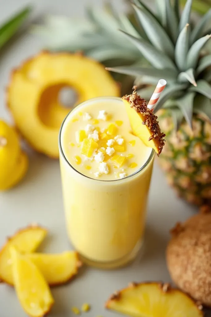 Pineapple Coconut Paradise Smoothie