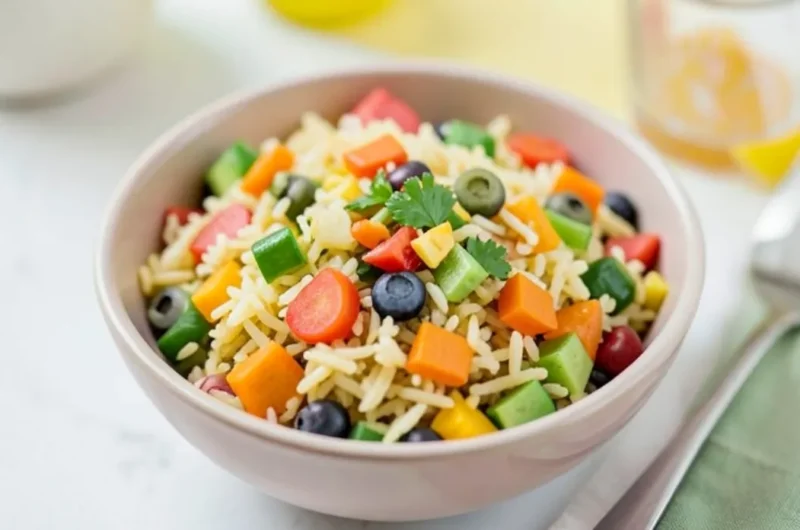 Rainbow Veggie Rice Bowls