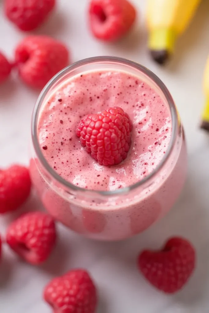 Raspberry Banana Yogurt Smoothie