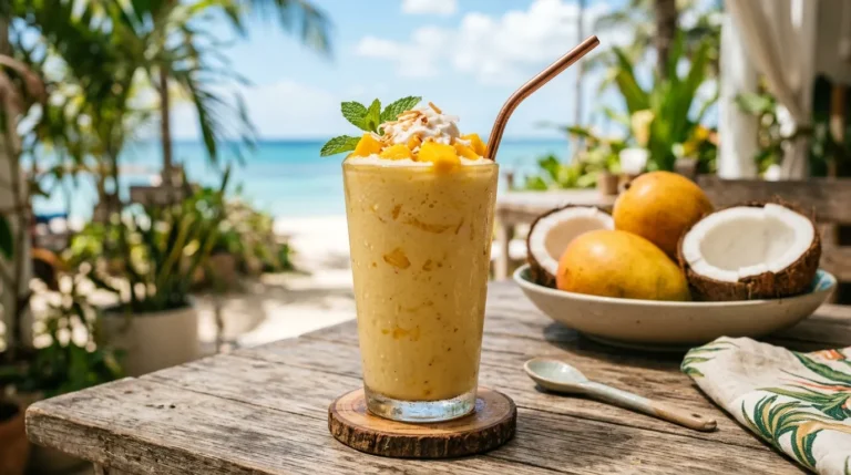 Refreshing Mango Coconut Smoothie Recipe