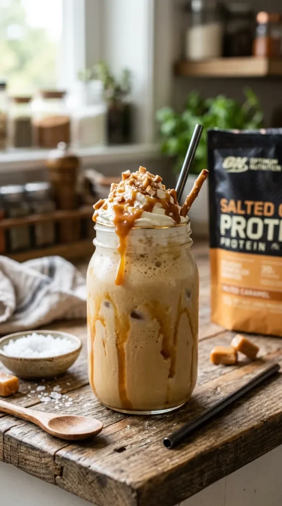Salted Caramel Protein Shake
