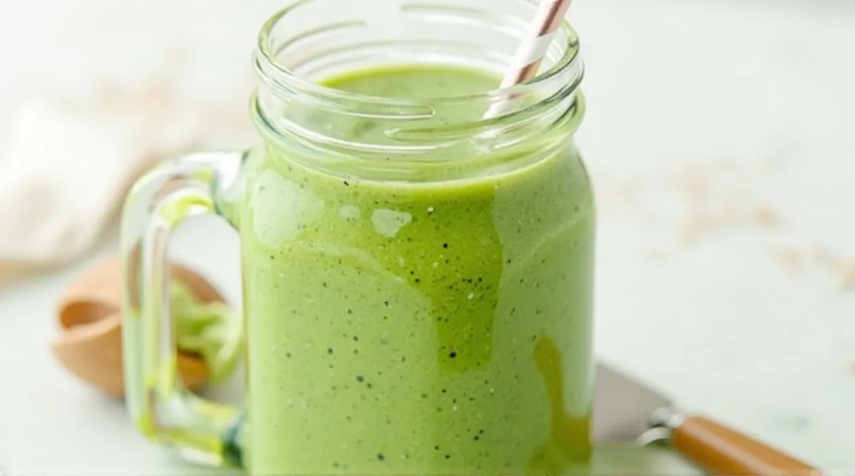 Spinach Avocado Green Power Smoothie