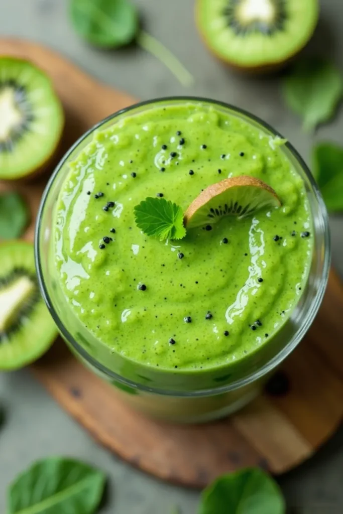 Spinach Kiwi Energy Smoothie
