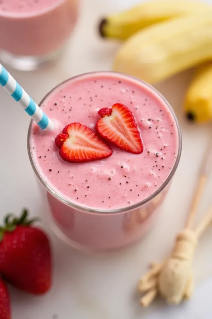 Strawberry Banana Yogurt Smoothie