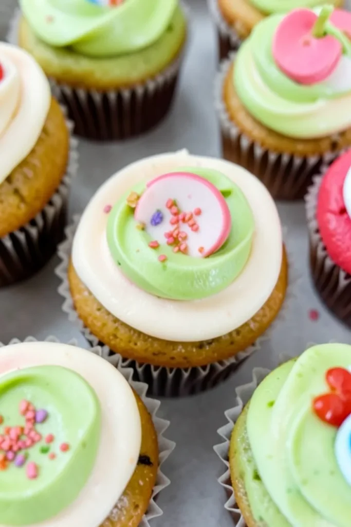Summer Cupcakes with Key Lime Pie Cream