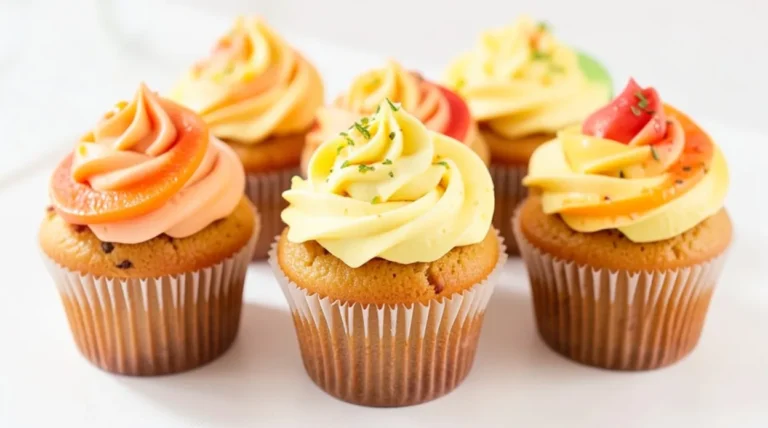 Summer Cupcakes with Orange Creamsicle Flavor