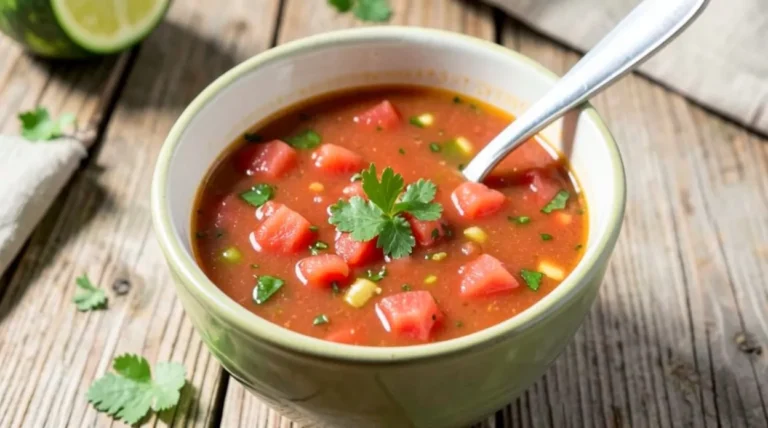 Summer Soup with Watermelon Gazpacho