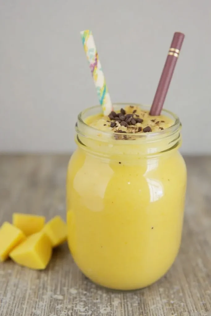This Tropical Mango Turmeric Protein Smoothie