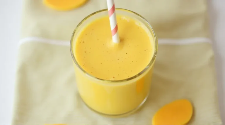 This Tropical Mango Turmeric Protein Smoothie