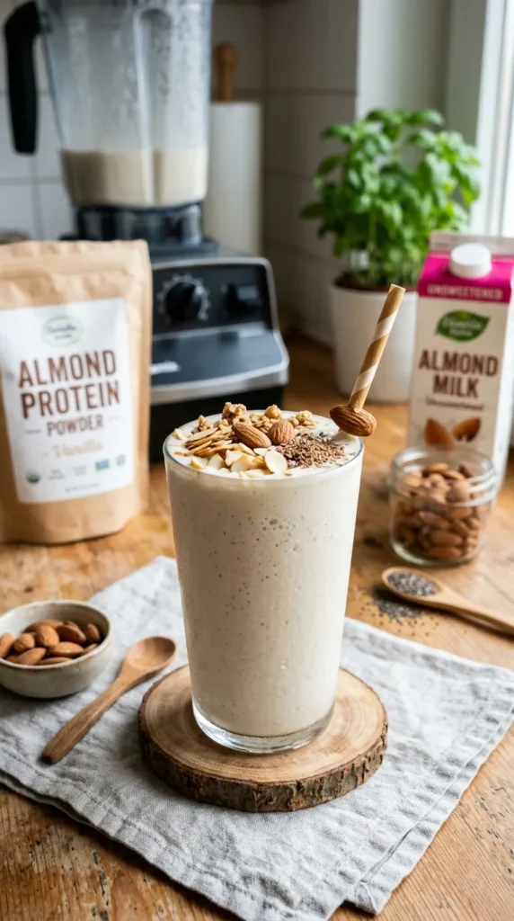 Vanilla Almond Protein Smoothie