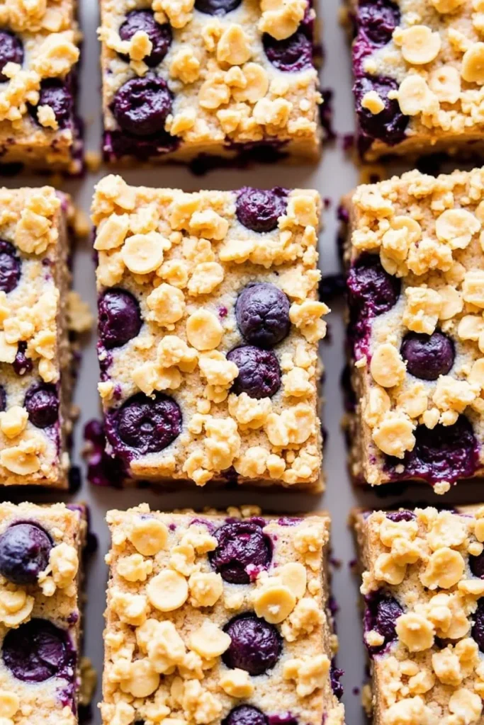 Vegan Blueberry Oat Breakfast Bars