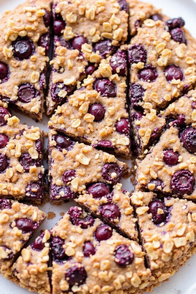 Vegan Blueberry Oat Breakfast Bars