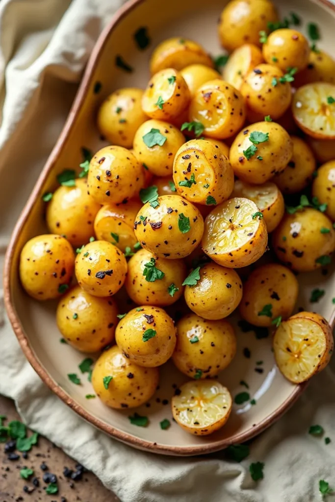 Vegan Breakfast Potatoes with Garlic and Herbs