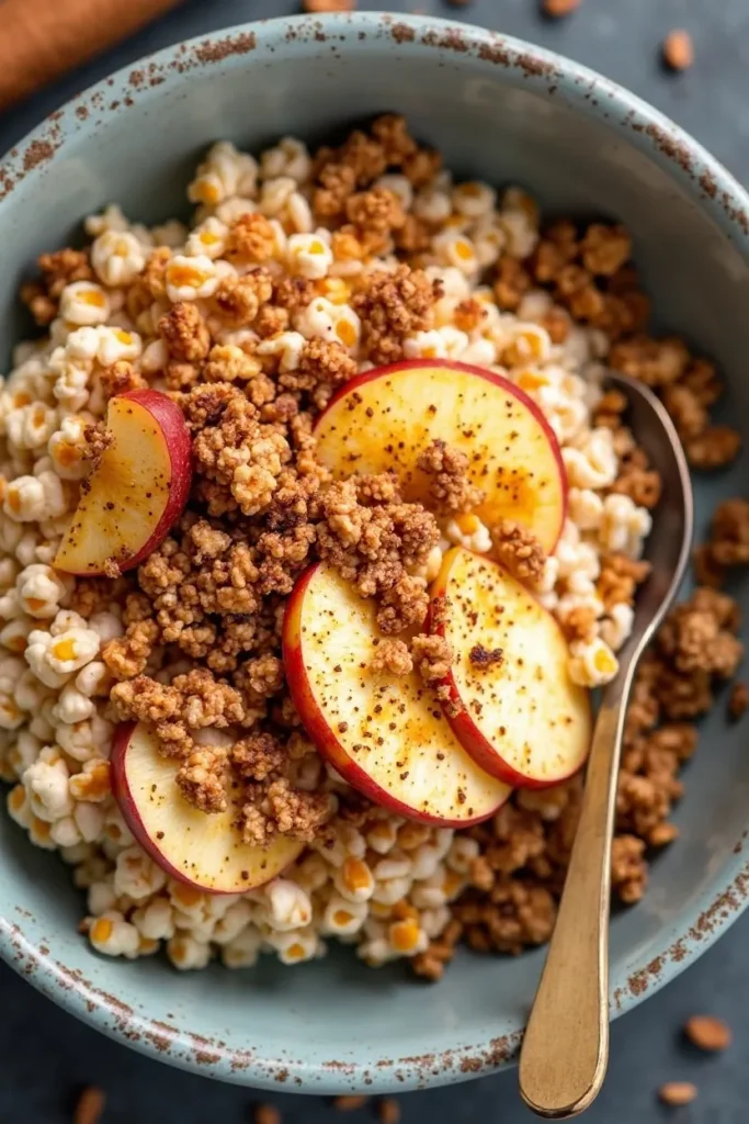 Vegan Cinnamon Apple Breakfast Oats