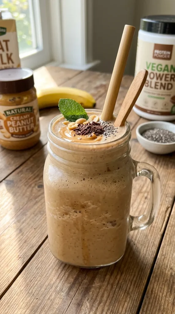Vegan Peanut Butter Power Shake
