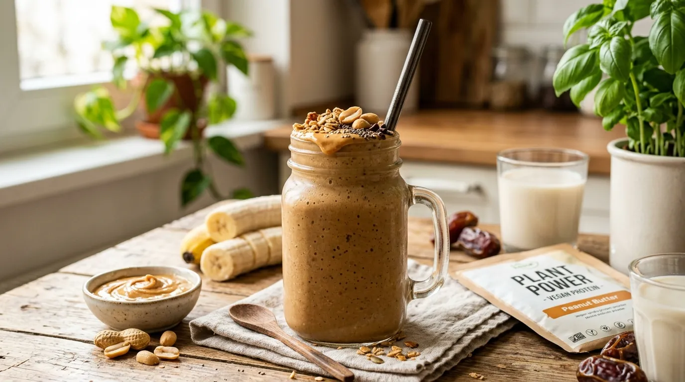 Vegan Peanut Butter Power Shake