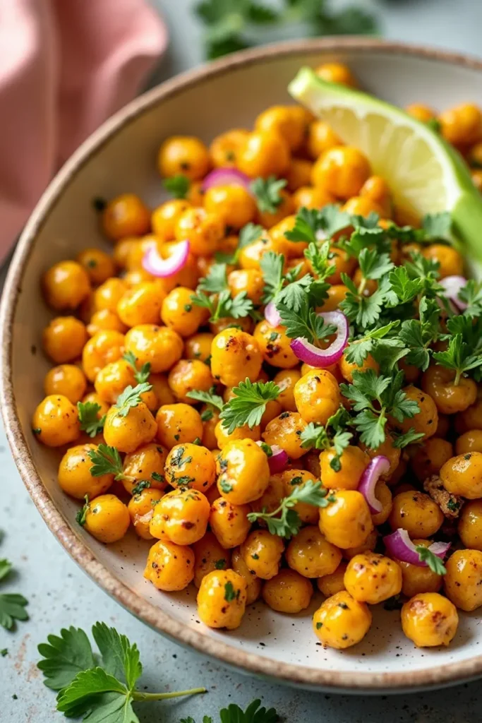 Vegan Savory Chickpea Breakfast Scramble