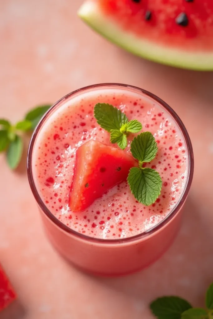 Watermelon Mint Cooler Smoothie