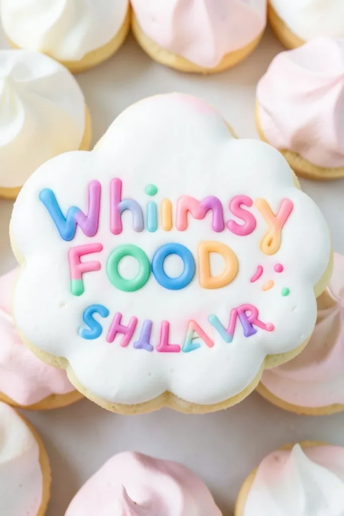 Whimsy Food Cloud-Shaped Vanilla Meringues