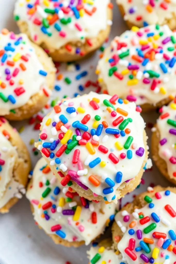 Whimsy Food Confetti Cheesecake Bites