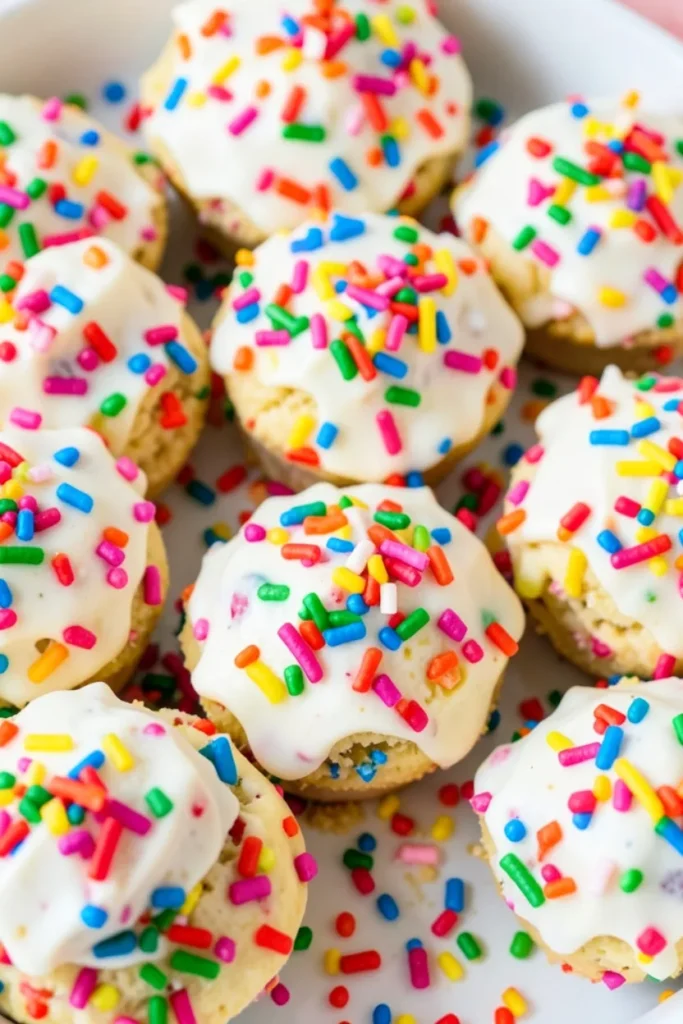Whimsy Food Confetti Cheesecake Bites