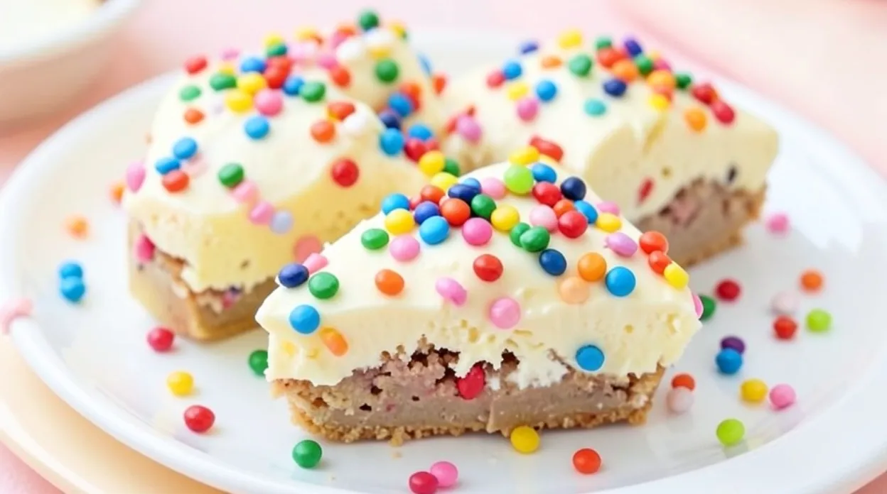 Whimsy Food Confetti Cheesecake Bites