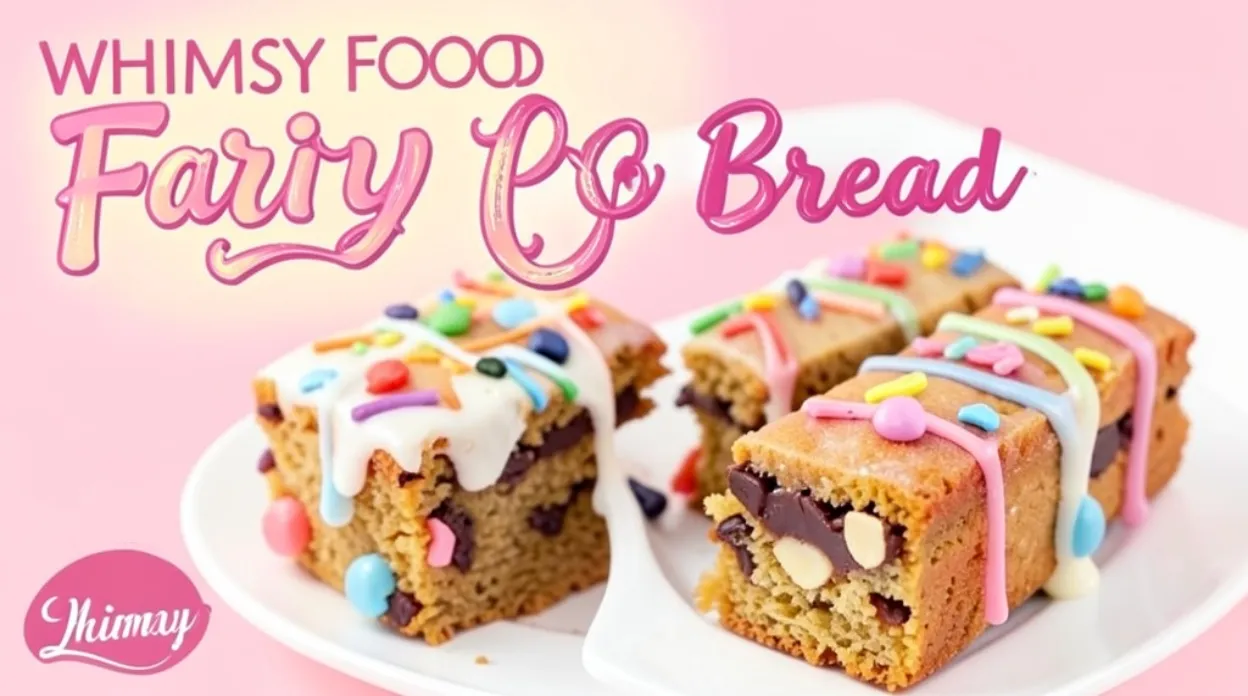 Whimsy Food Fairy Bread Cookie Bars