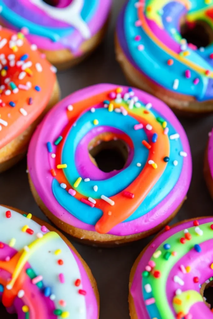 Whimsy Food Galaxy Swirl Donuts