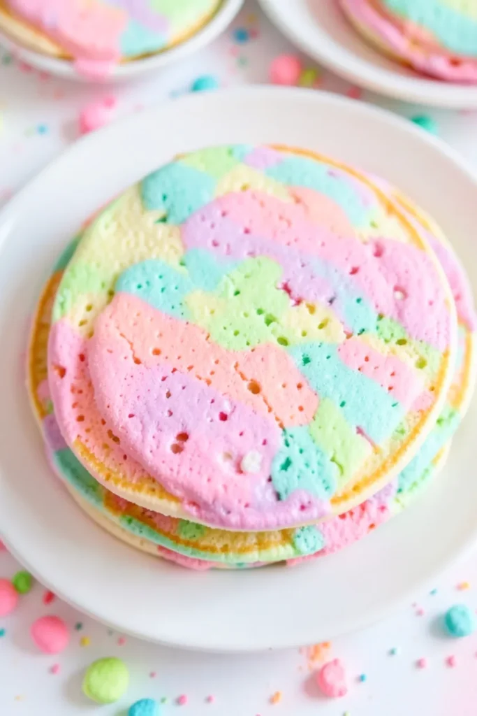 Whimsy Food Pastel Marshmallow Pancakes